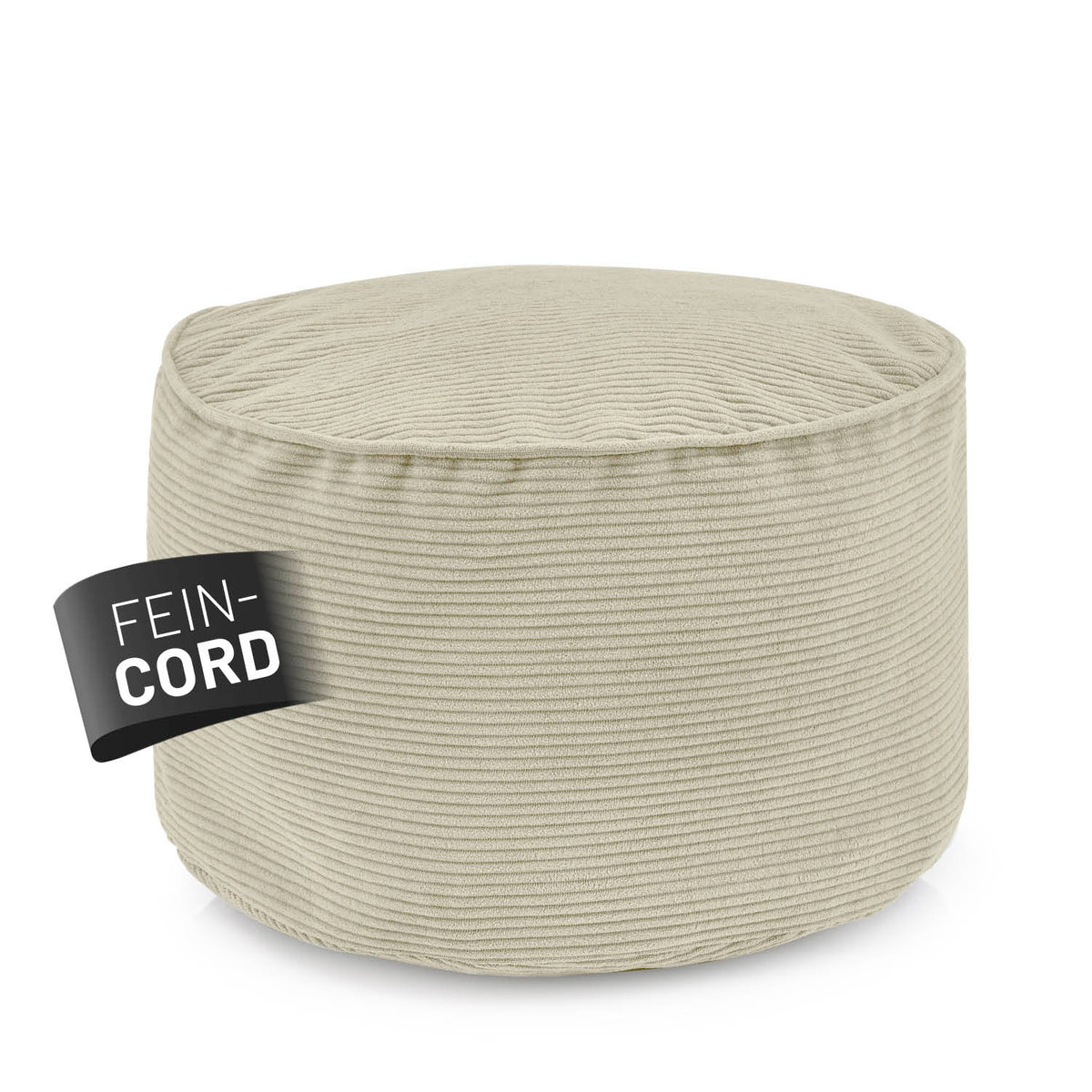 Extrasoft, extrastylish: der neue LUMALAND Comfort Line Pouf Feincord!