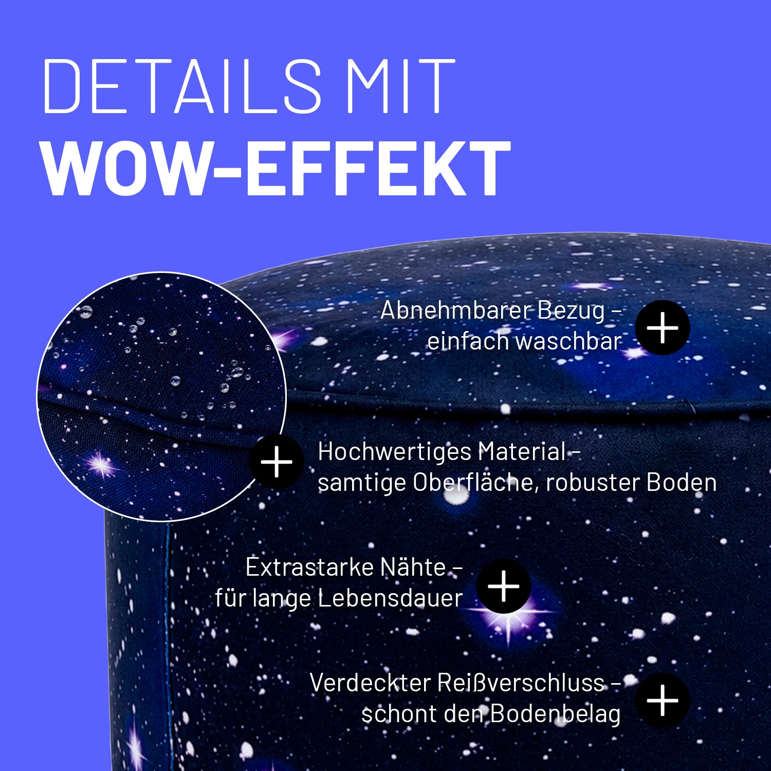 Pouf In/Outdoor Printed Edition - Galaxy