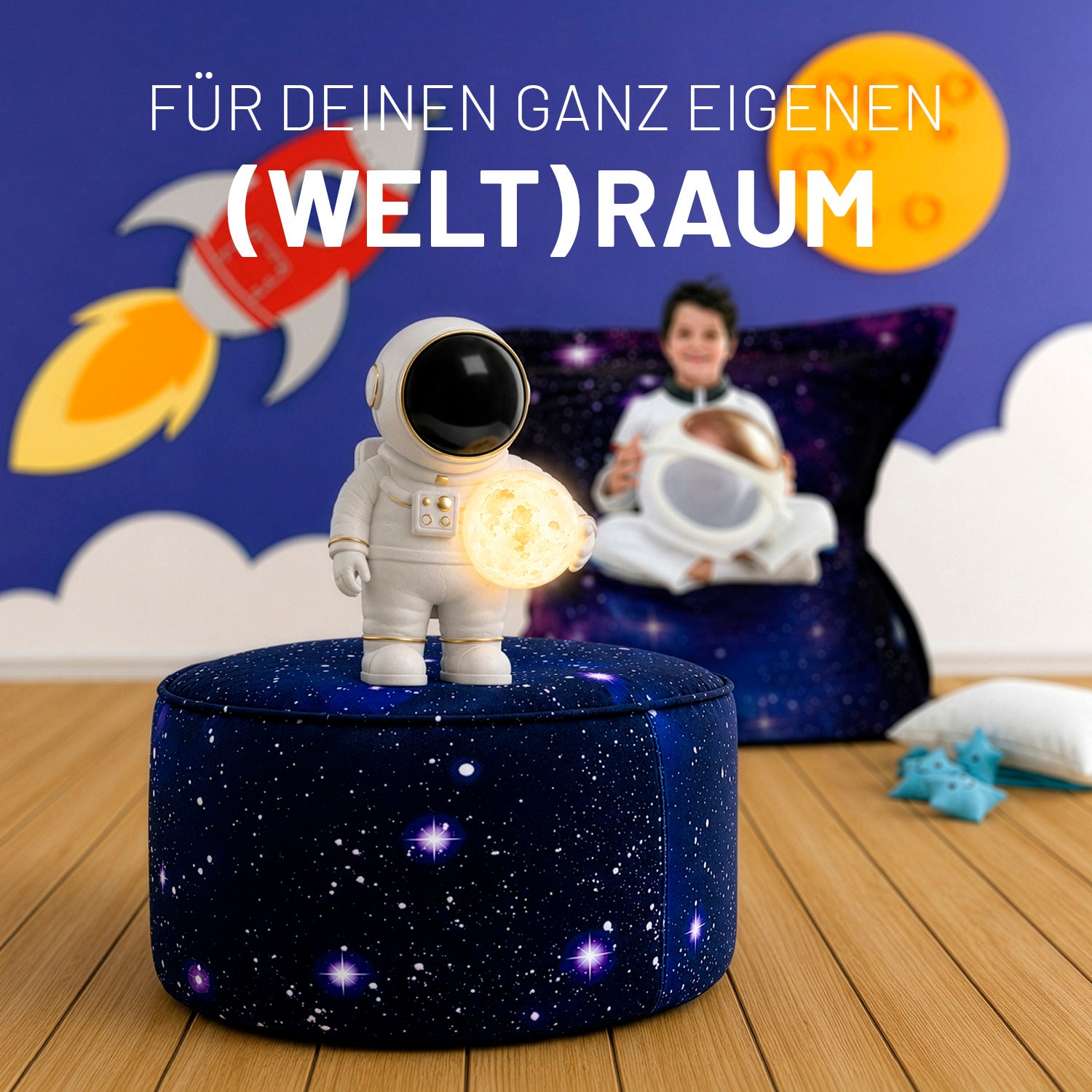 Pouf In/Outdoor Printed Edition - Galaxy