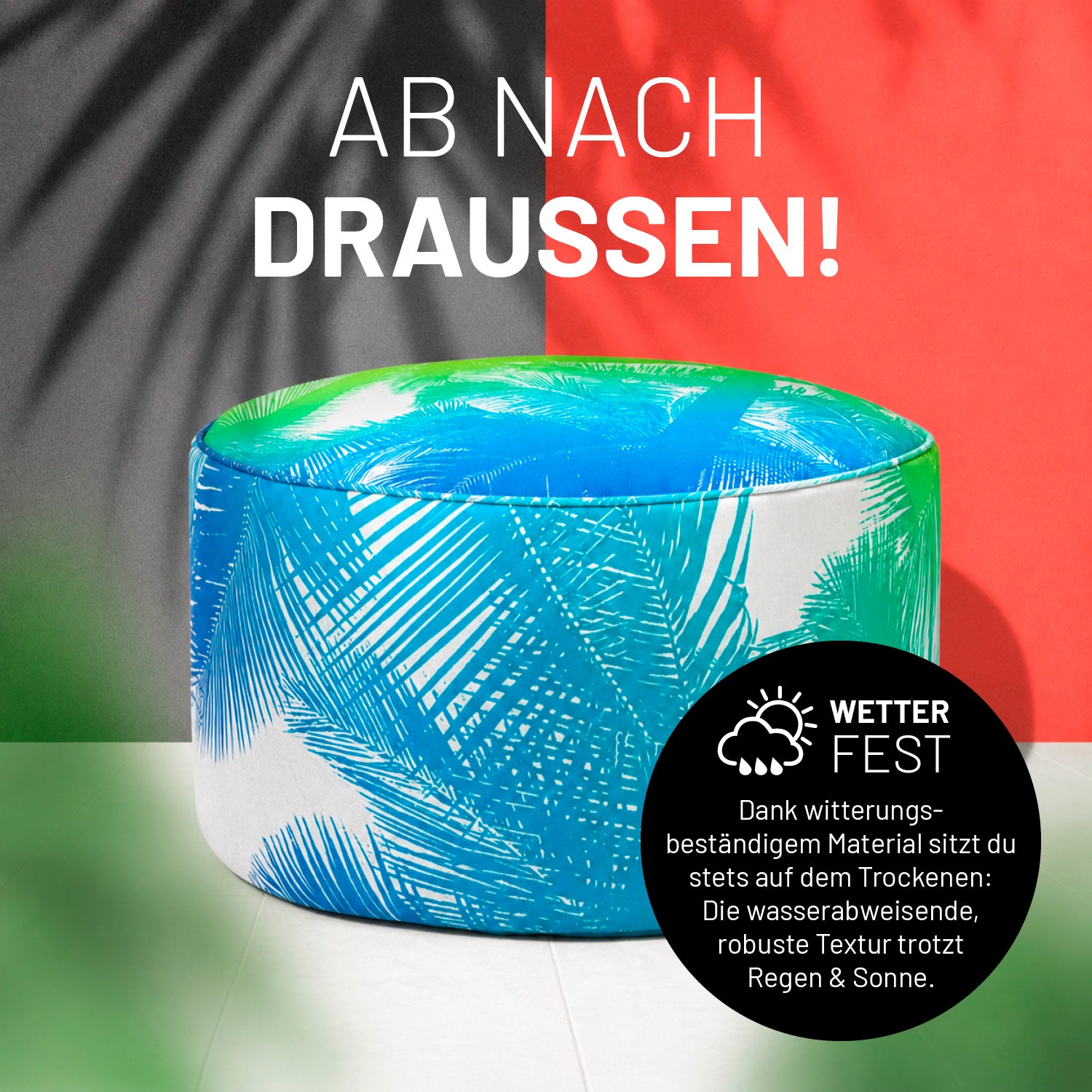 Pouf In/Outdoor - Printed Edition