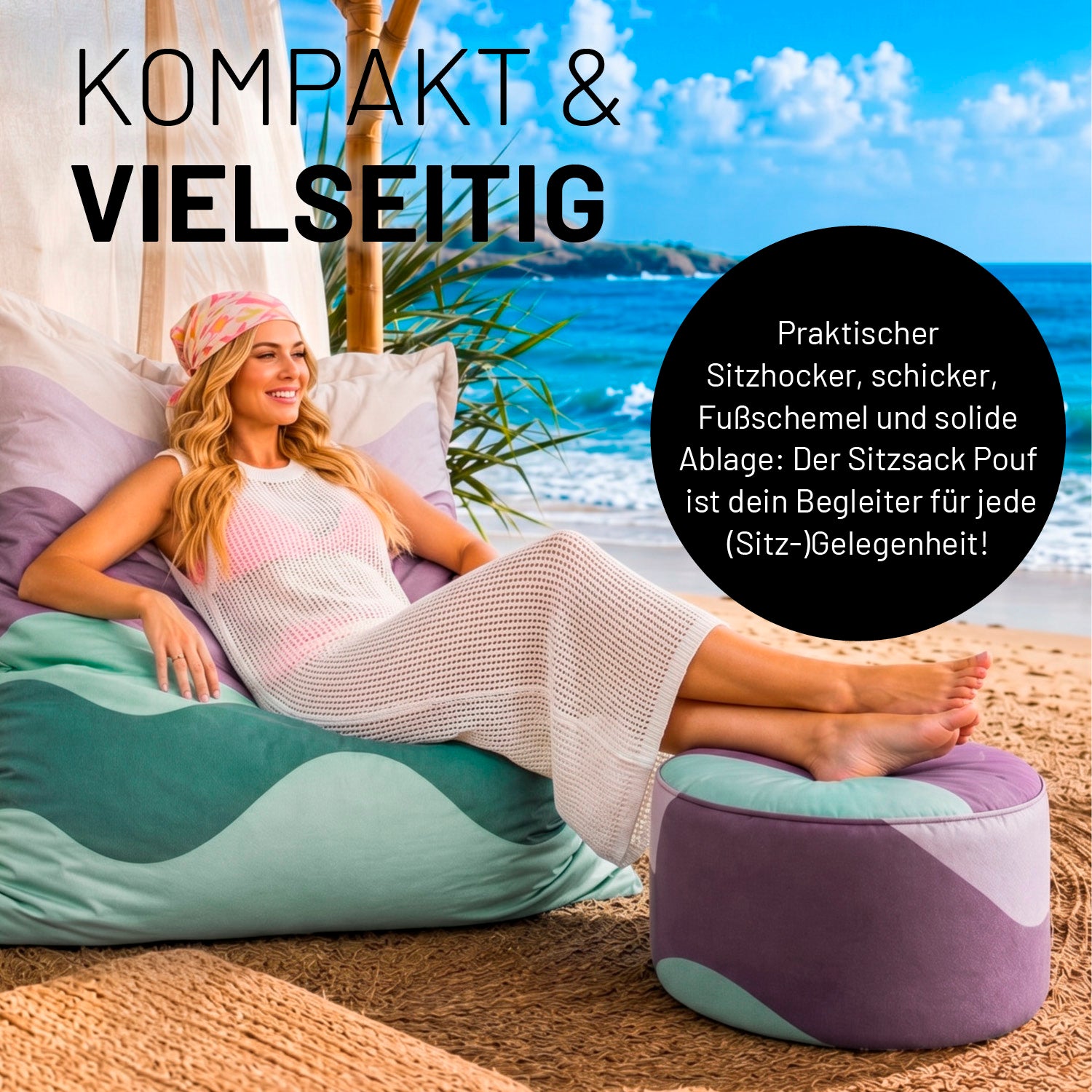 Pouf In/Outdoor - Printed Edition