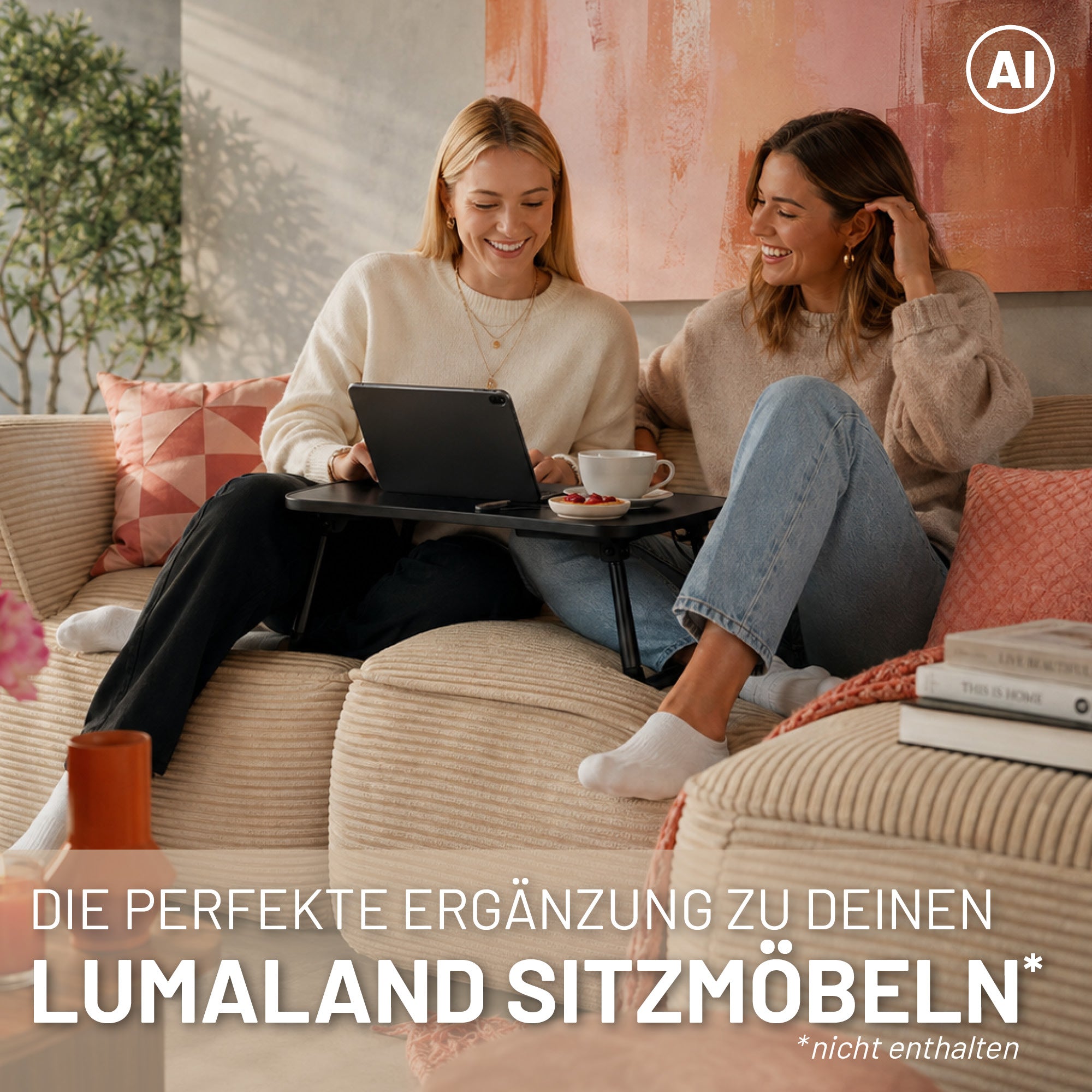 Laptop-Tisch inkl. Tablet-Halter