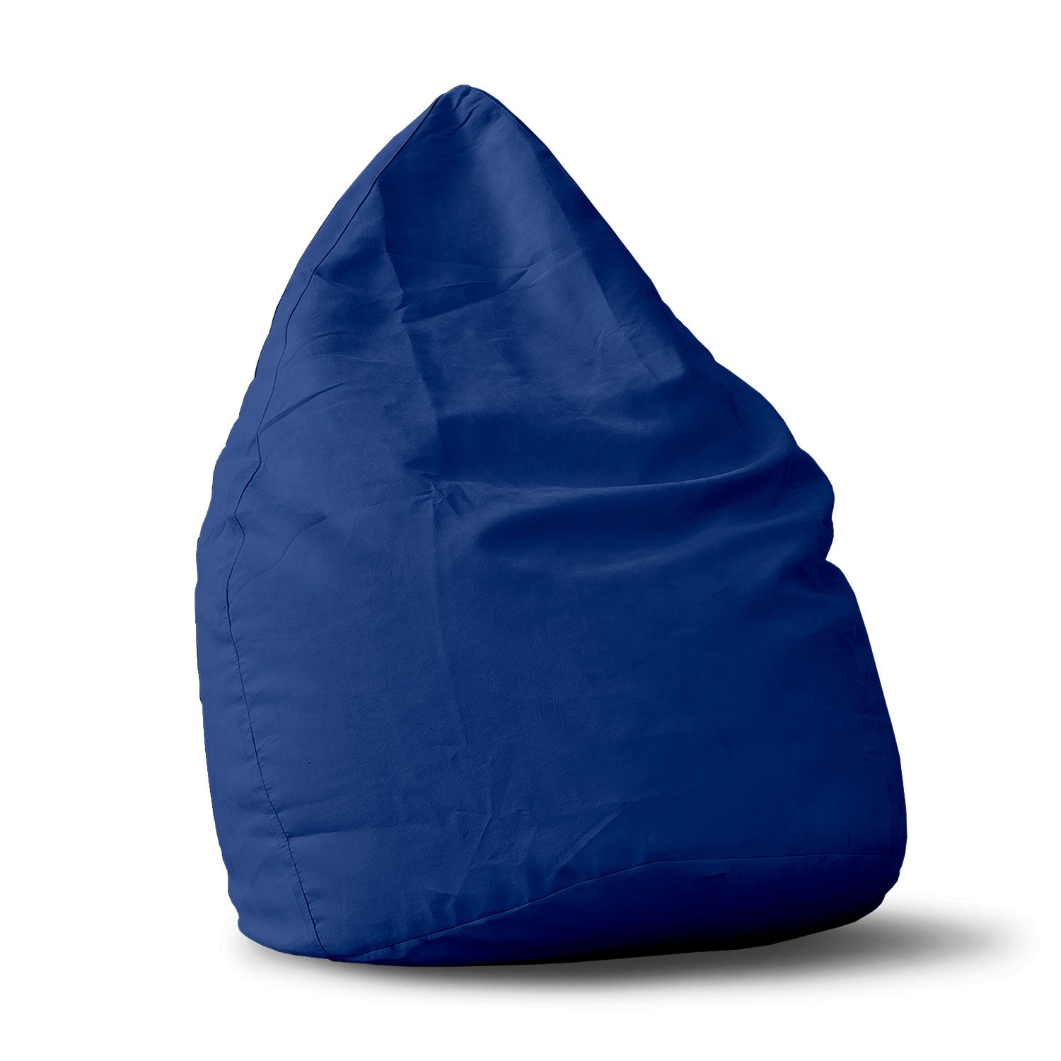 XL Plus Sitzsack Drops für den Innenraum in Royalblau vor weißem Hintergrund.