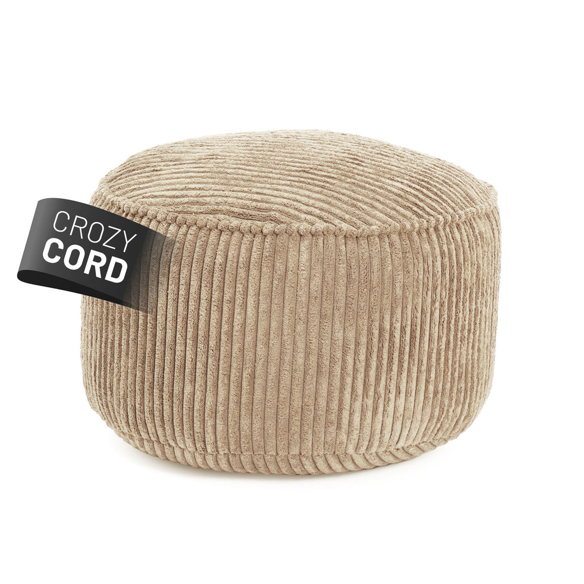 Der Pouf Cord – der vielseitige, stylishe & kompakte Relax-Allrounder!