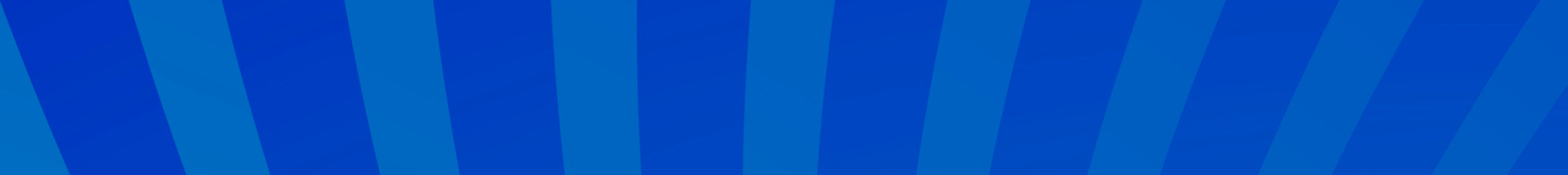 Diagonal verlaufende hellblaue und blaue Streifen auf einem Farbverlauf-Hintergrund in einem rechteckigen Format.