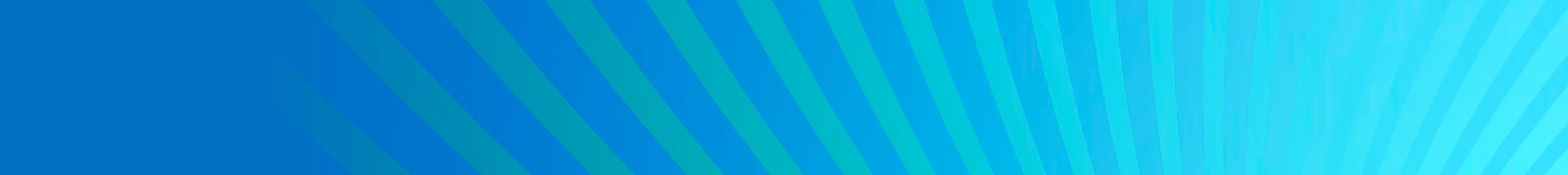 Diagonal verlaufende türkise und blaue Streifen auf einem Farbverlauf-Hintergrund in einem rechteckigen Format.