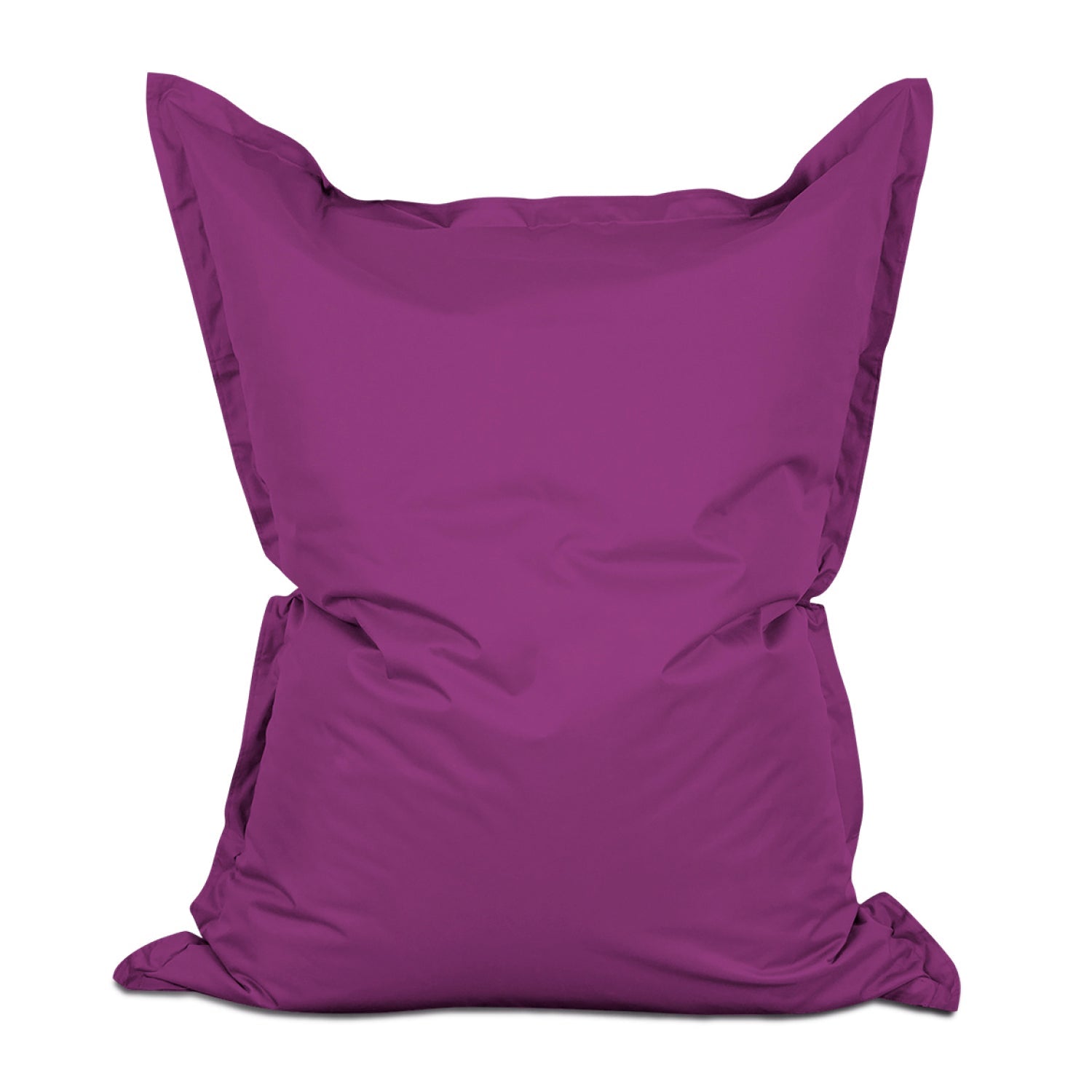LUMALAND XXL Sitzsack in Lila vor weißem Hintergrund.