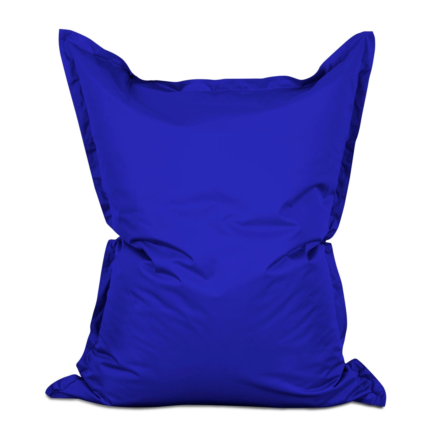 LUMALAND XXL Sitzsack in Royalblau vor weißem Hintergrund.