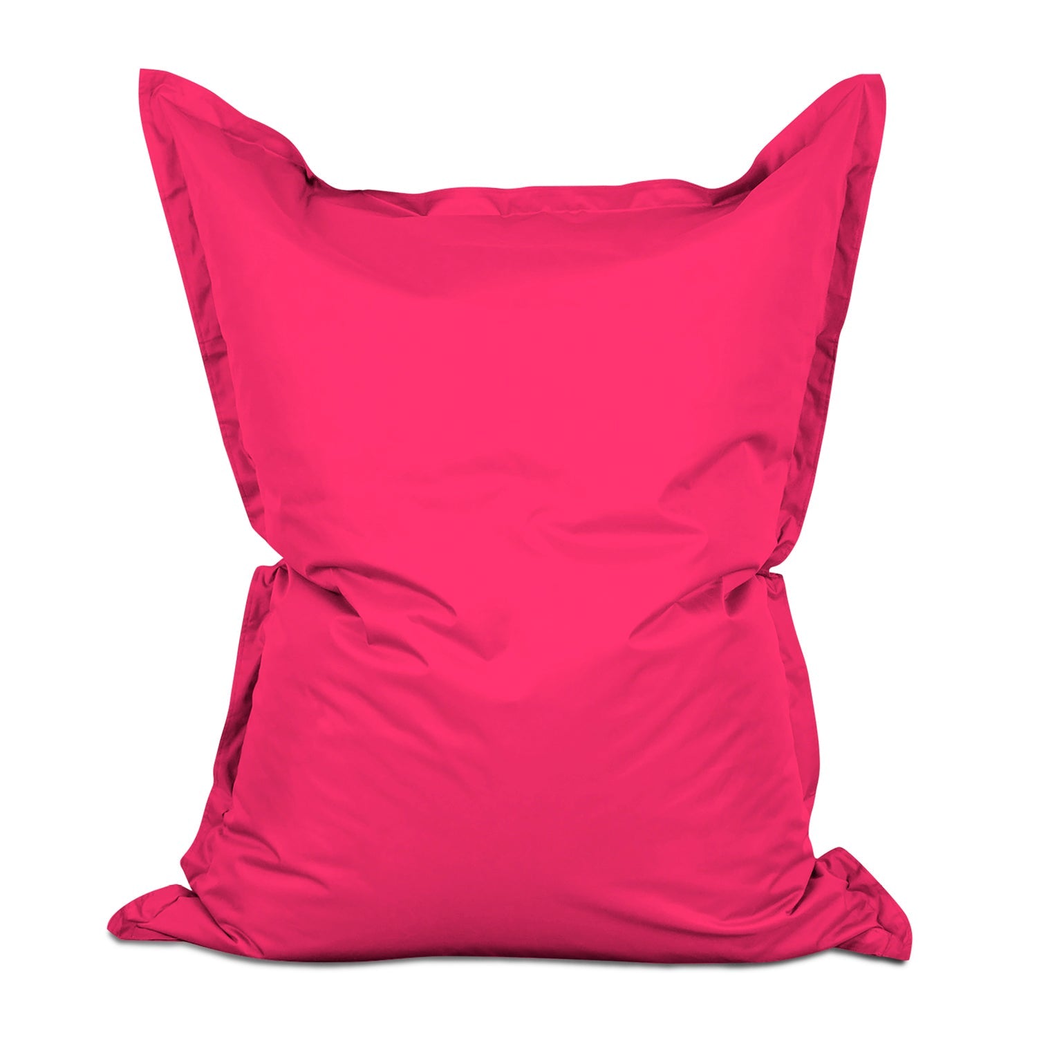 LUMALAND XXL Sitzsack in Pink vor weißem Hintergrund.