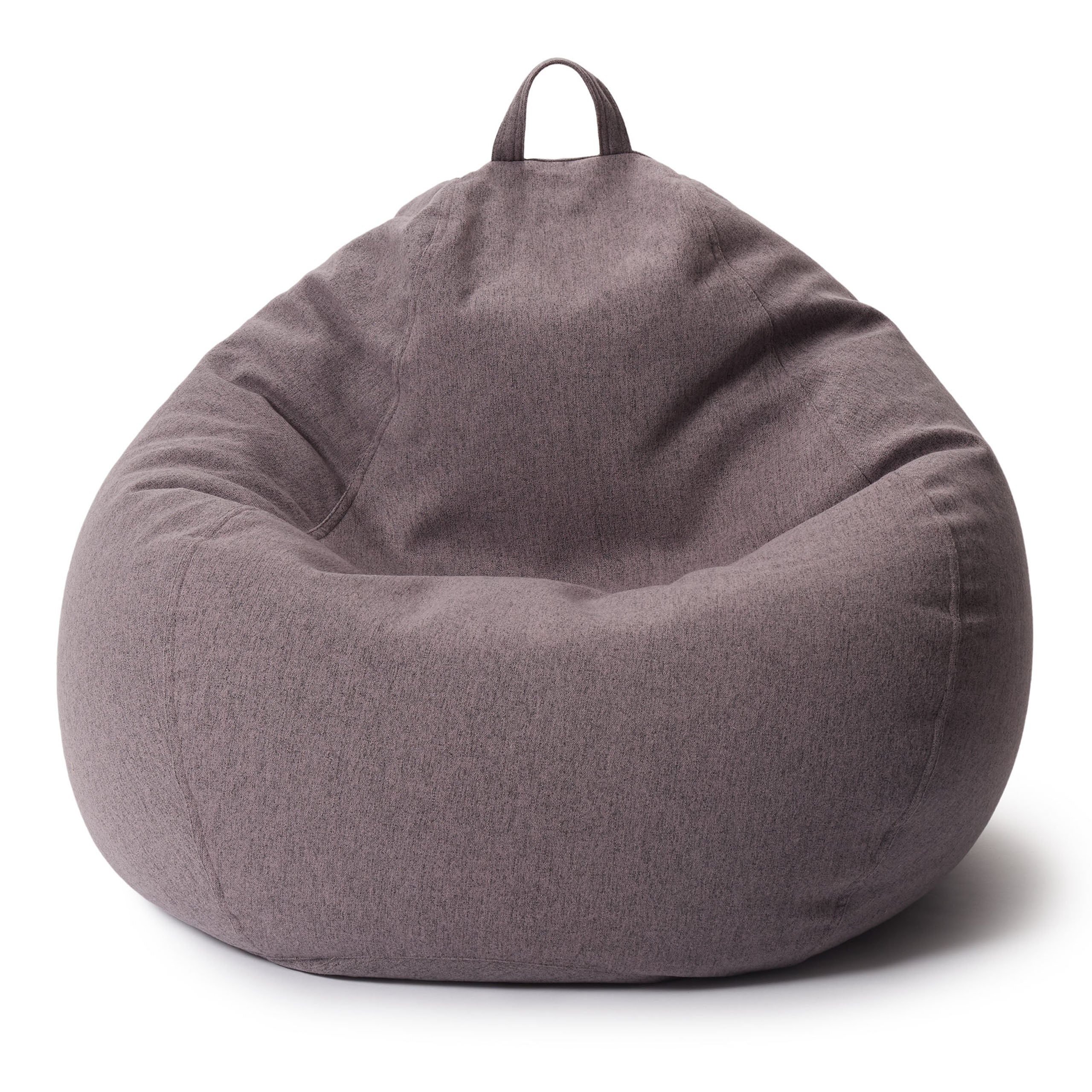 LUMALAND Sitzsack aus der Comfort Line mit 315 L Volumen in Dunkelgrau vor weißem Hintergrund.