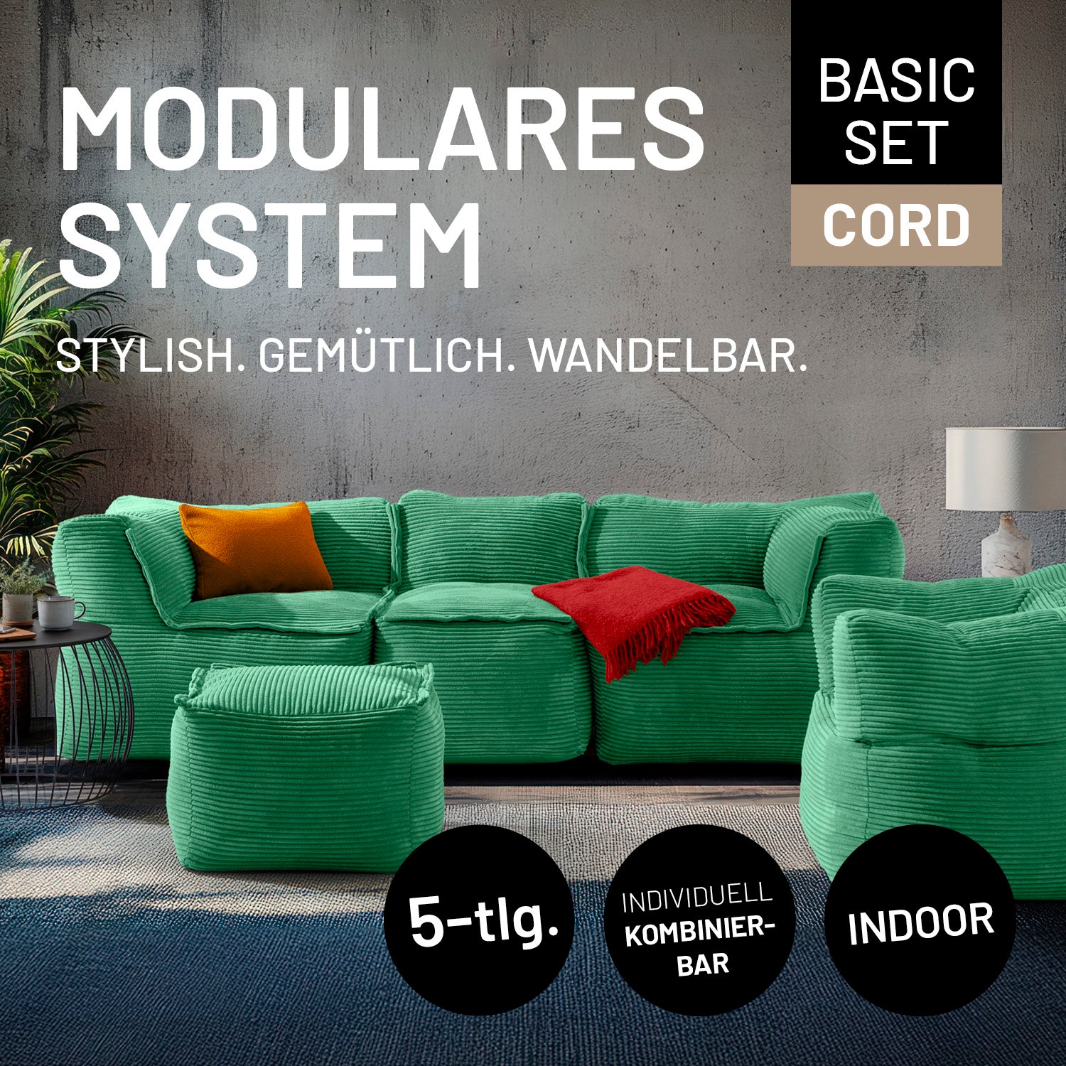Modulares System CORD - Basic Set (5-tlg.)