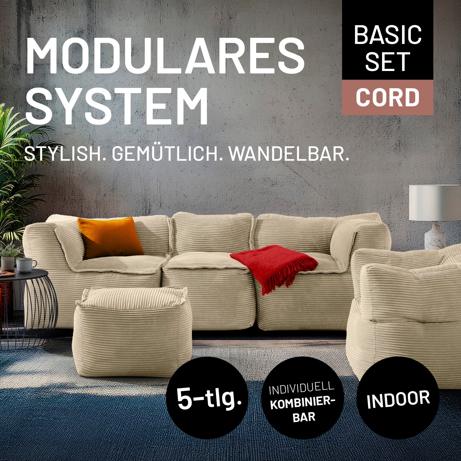 Modulares System CORD - Basic Set (5-tlg.)
