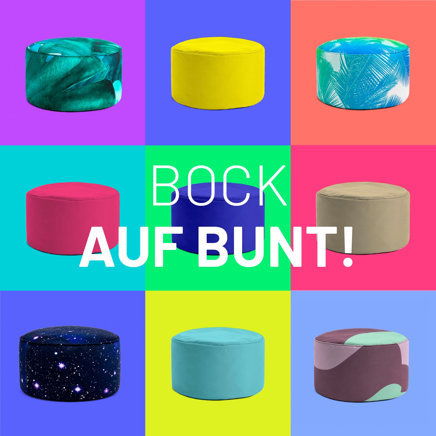 Pouf In/Outdoor - Printed Edition