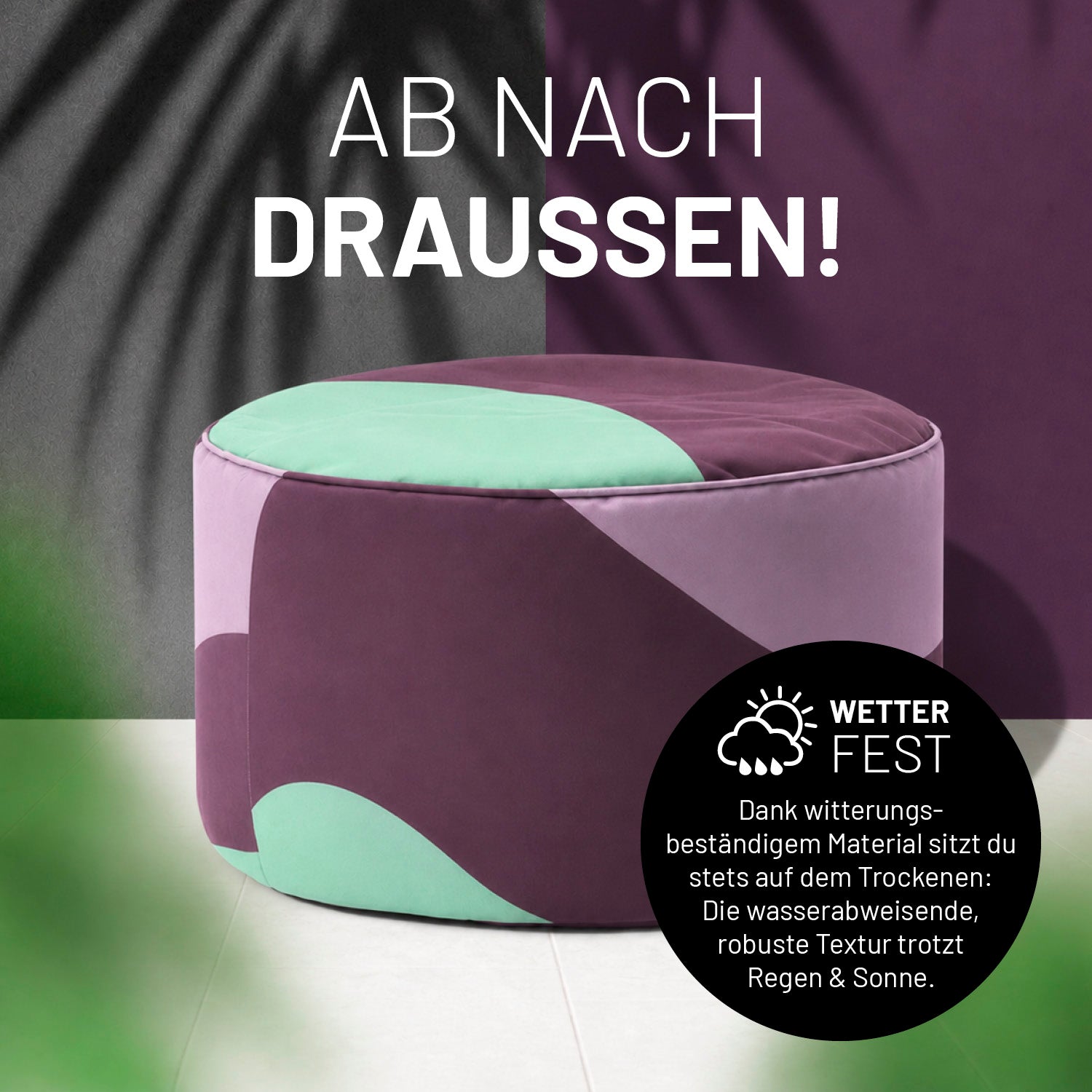 Pouf In/Outdoor - Printed Edition