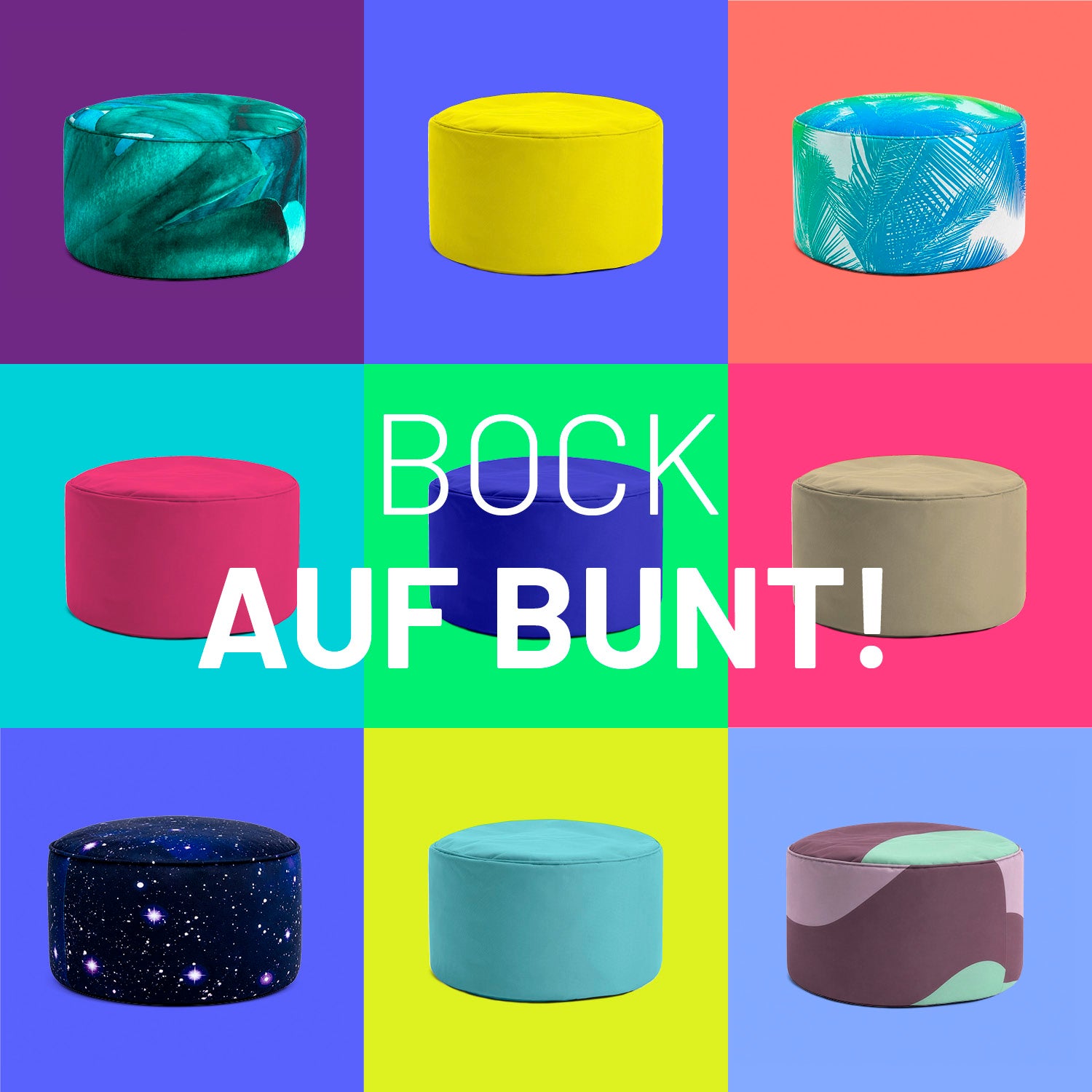 Pouf In/Outdoor - Printed Edition