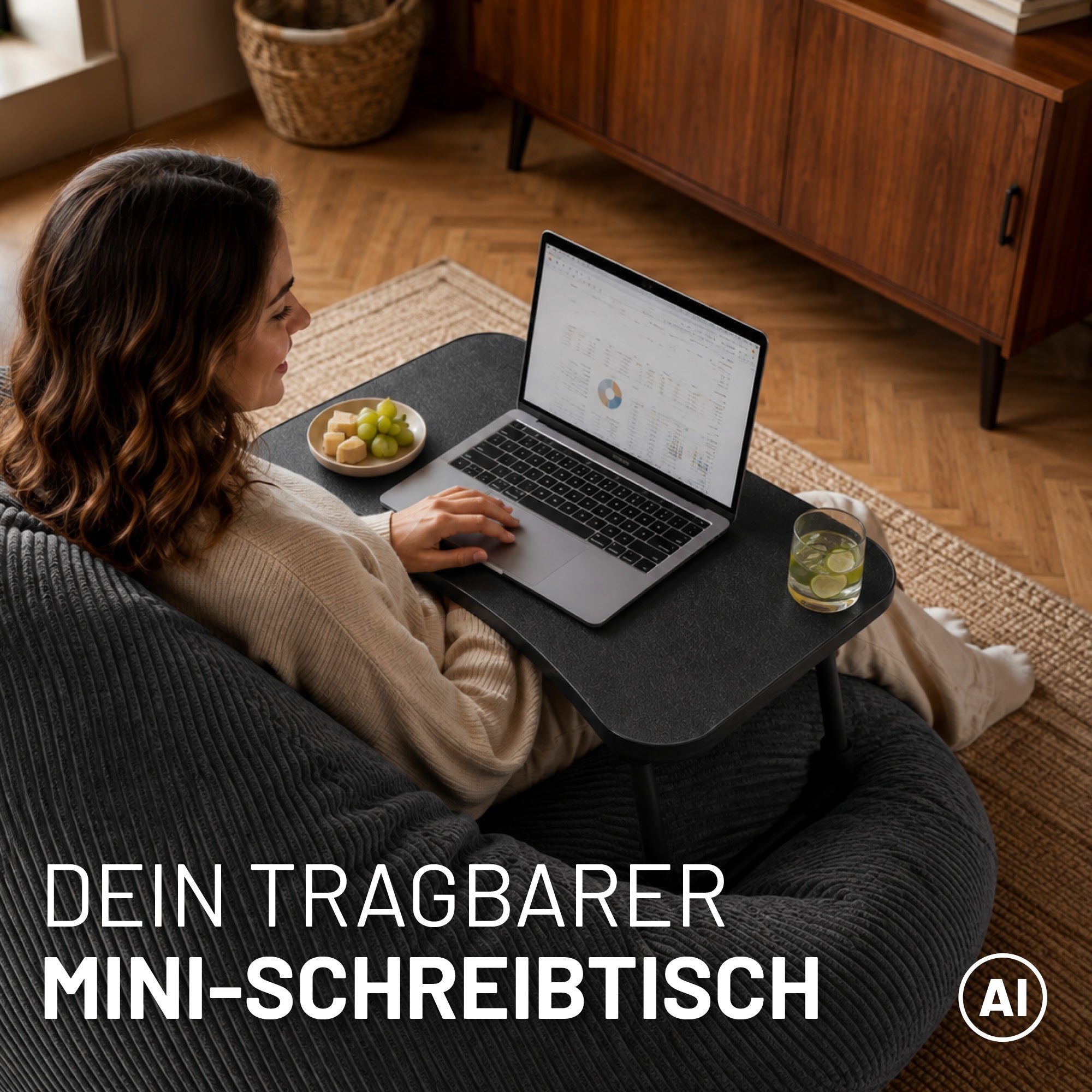 Laptop-Tisch inkl. Tablet-Halter
