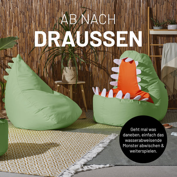 Kindersitzsack-Set "Dino" (2-tlg.)