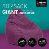 GIANT Cord Sitzsack