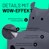 Kindersitzsack Hippo