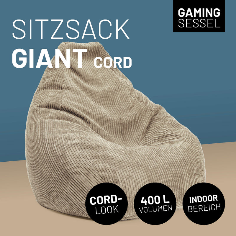 GIANT Cord Sitzsack