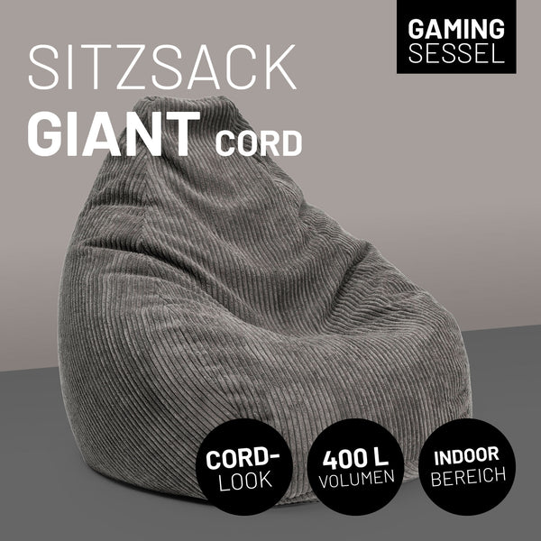 GIANT Cord Sitzsack