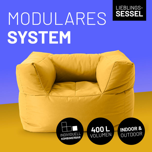 Modulares System - Sitzsack-Sessel