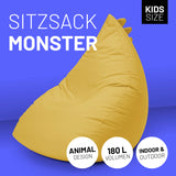 Kindersitzsack Monster