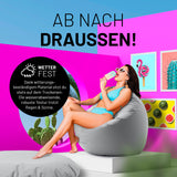 Runder Sitzsack 2 in 1