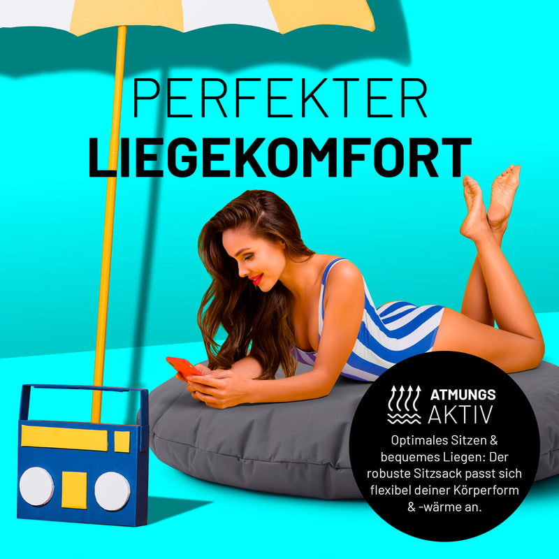 Runder Sitzsack 2 in 1