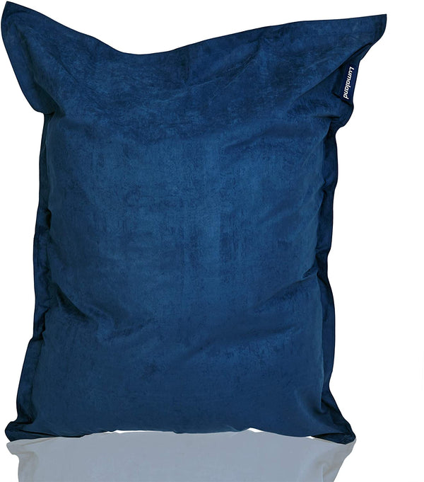 XXL Microvelours Sitzsack Dunkelblau | Lumaland Sitzsack