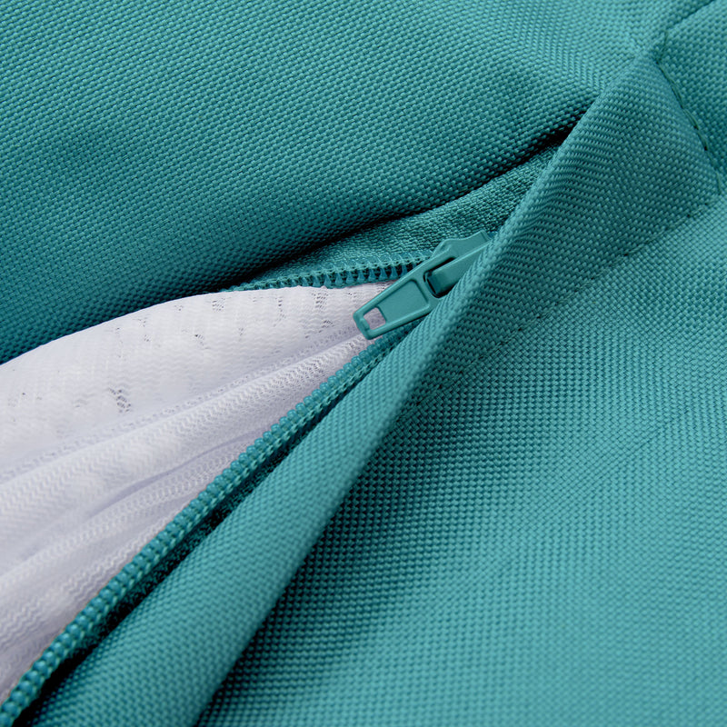 Runder Sitzsack 2 in 1 Aquamarin | Lumaland Sitzsack