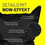 XXL Sitzsack Schwarz | Lumaland Sitzsack