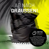 XXL Sitzsack Schwarz | Lumaland Sitzsack