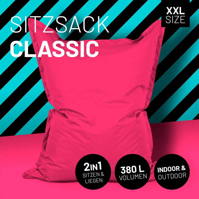XXL Sitzsack Pink | Lumaland Sitzsack
