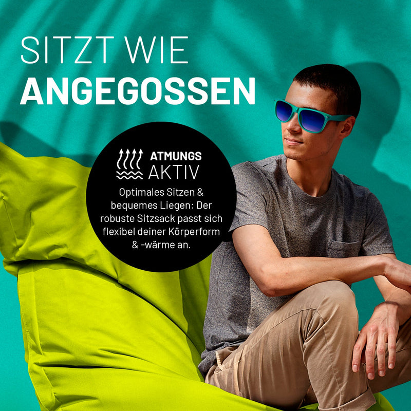 XXL Sitzsack Apfelgrün | Lumaland Sitzsack