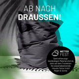 XXL Sitzsack Anthrazit | Lumaland Sitzsack