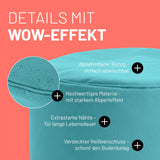 Pouf Sitzhocker Aquamarin | Lumaland Sitzsack