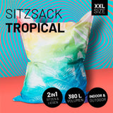 Printed Edition Tropical | Lumaland Sitzsack
