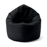 Runder Sitzsack 2 in 1 Schwarz | Lumaland Sitzsack