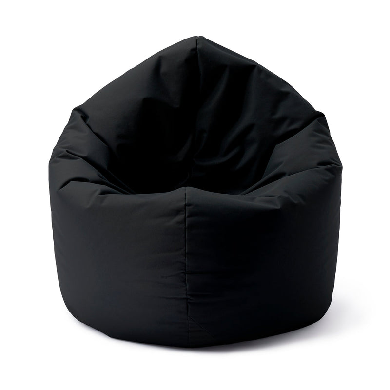 Runder Sitzsack 2 in 1 Schwarz | Lumaland Sitzsack