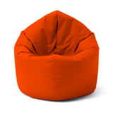 Runder Sitzsack 2 in 1 Orange | Lumaland Sitzsack