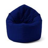 Runder Sitzsack 2 in 1 Dunkelblau | Lumaland Sitzsack