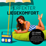 Runder Sitzsack 2 in 1 Apfelgrün | Lumaland Sitzsack