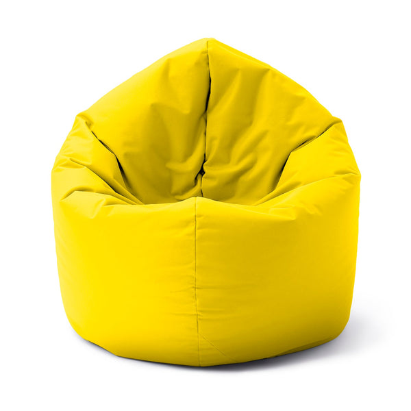 Runder Sitzsack 2 in 1 Gelb | Lumaland Sitzsack