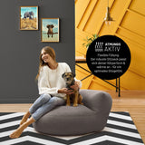 Sitzsack-Sofa Interior Line Hellgrau | Lumaland Sitzsack