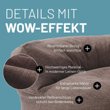 Sitzsack-Sofa Interior Line Braun | Lumaland Sitzsack