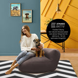 Sitzsack-Sofa Interior Line Braun | Lumaland Sitzsack