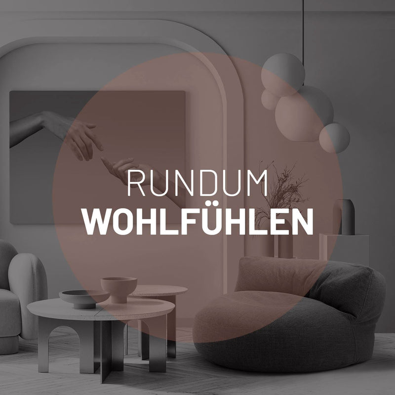 Sitzsack-Sofa Interior Line Dunkelgrau | Lumaland Sitzsack