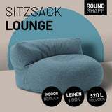 Sitzsack-Sofa Interior Line Aquamarin | Lumaland Sitzsack