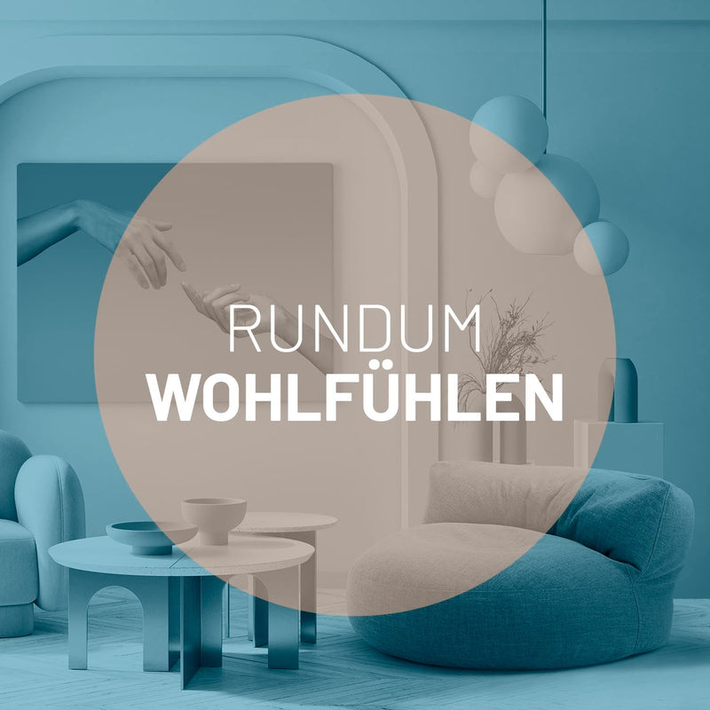Sitzsack-Sofa Interior Line Aquamarin | Lumaland Sitzsack